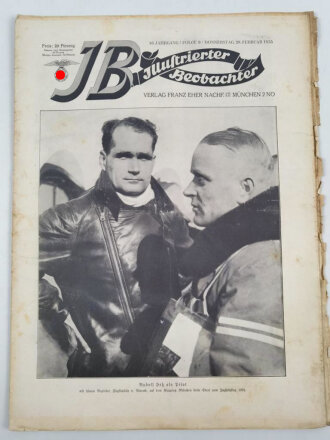 Illustrierter Beobachter, Nr. 9 vom 28. Februar 1935 "Rudolf Heß als Pilot"