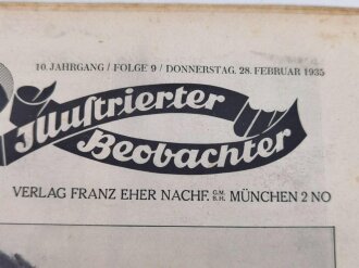 Illustrierter Beobachter, Nr. 9 vom 28. Februar 1935 "Rudolf Heß als Pilot"