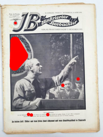 Illustrierter Beobachter, Nr. 11 vom 14. März 1935 "Hans Schemm"