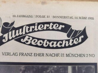 Illustrierter Beobachter, Nr. 11 vom 14. März 1935 "Hans Schemm"