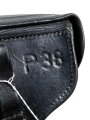 Koffertasche P38 Wehrmacht. Hersteller cww43, beide Koppelschlaufen alt ergänzt