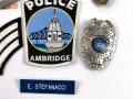 Polizei USA, Konvolut Effekten eines Angehörigen der Police Ambridge, PA.