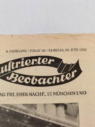 Illustrierter Beobachter, Nr. 26 vom 30. Juni 1934...