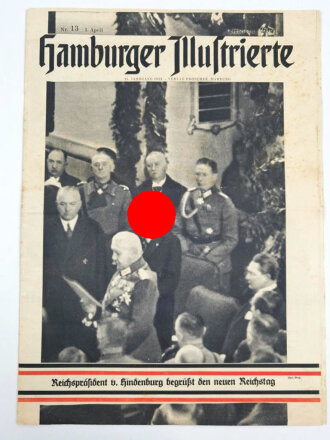 Hamburger Illustrierte, Nr. 13 vom 1. April 1933...