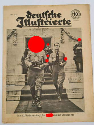 Deutsche Illustrierte, Nr. 37 vom 13. Septemer 1938 "Zum 10. Reichsparteitag: Der Führer und sein Stellvertreter"