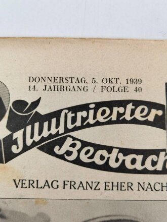 Illustrierter Beobachter, Nr. 40 vom 5. Oktober 1939...