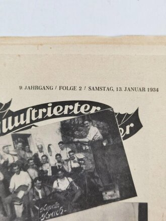 Illustrierter Beobachter, Nr. 2 vom 13. Januar 1934 "Die Kameradschaft der Tat"