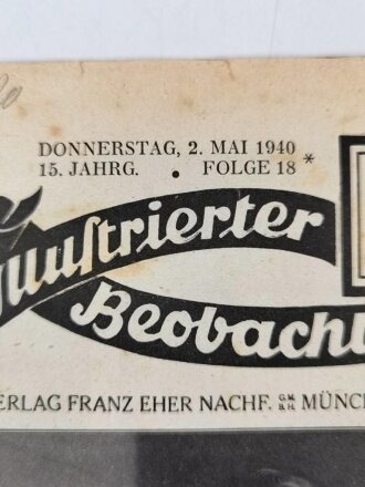 Illustrierter Beobachter, Nr. 18 vom 2. Mai 1940 "Das Geburtstagsgeschenk des deutschn Volkes an seinen Führer: die Metallspende"