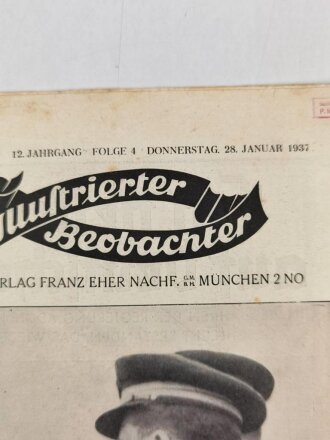 Illustrierter Beobachter, Nr. 4 vom 28. Januar 1937...