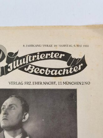 Illustrierter Beobachter, Nr. 18 vom 6. Mai 1933 "Der erste Soldat des Dritten Reiches"