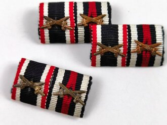 Bandspange Kriegsverdienstkreuz 2.Klasse mit Schwertern / Ehrenkreuz fürFrontkämpfer, 31mm. Sie erhalten ein ( 1 ) Stück aus altem Herstellerbestand