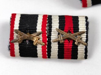 Bandspange Kriegsverdienstkreuz 2.Klasse mit Schwertern /...