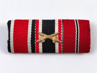 Bandspange Eisernes Kreuz 2.Klasse 1939 /  Kriegsverdienstkreuz 2.Klasse mit Schwertern / Medaille Winterschlacht im Osten . Sie erhalten ein ( 1 ) Stück aus altem Herstellerbestand