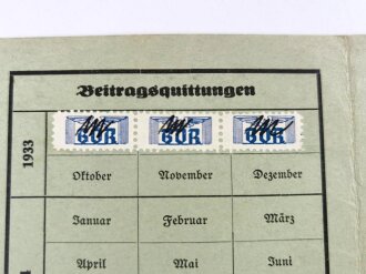 Bund Deutschen Reichsbahnbeamten, Berlin "Mitglieds-Ausweis" eingetreten 1933