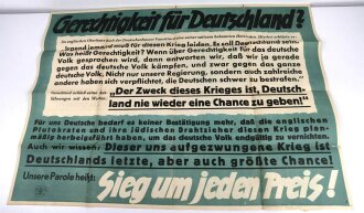 Die Parole der Woche, Wandanschlag / Plakat...