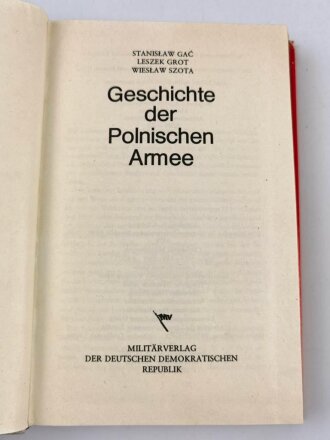 "Geschichte der Polnischen Armee" 343 Seiten ,...