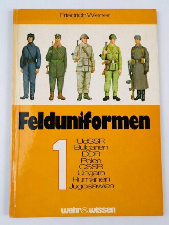 Buch "Felduniformen" UDSSR, Bulgarien, DDR,...