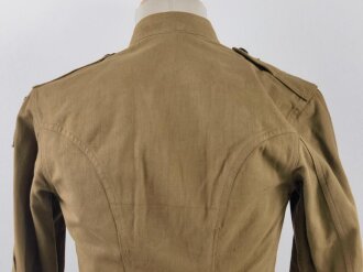 U.S. WWI AEF tunic, dated 1917. Soldier was a part of 80th Infantry Division , which saw heavy action in the Somme Offensive of 1918 and in the Meuse, Argonne area. Overseas twice.