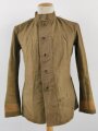 U.S. WWI AEF tunic, dated 1917. Soldier was a part of 80th Infantry Division , which saw heavy action in the Somme Offensive of 1918 and in the Meuse, Argonne area. Overseas twice.