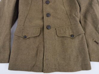 U.S. WWI AEF  tunic, soldier was member of the "Advance Sector Service of Supply" group in France, which basically supported the front line units.