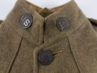 U.S. WWI AEF  tunic, soldier was member of the "Advance Sector Service of Supply" group in France, which basically supported the front line units.