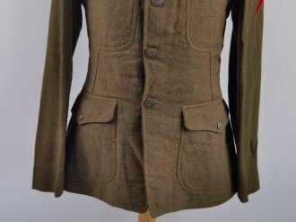 U.S. WWI AEF  tunic, soldier was member of the 3rd Army Division, which saw combat in France in 1918.