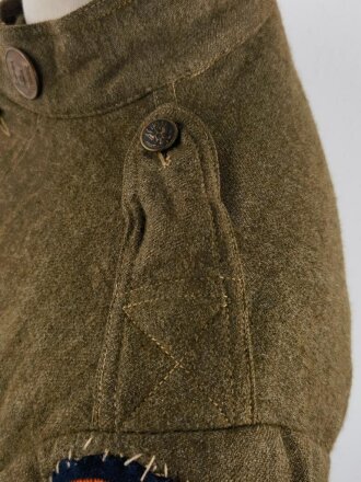 U.S. WWI AEF  tunic, soldier was member of the 3rd Army Division, which saw combat in France in 1918.