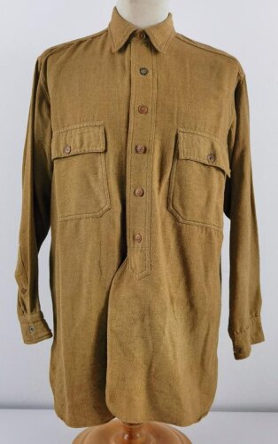 U.S. WWI period wool shirt , private purchase