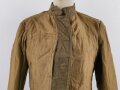 U.S. WWI AEF Tunic, member of 32nd " red arrow" Division. ( Grimpettes Wood, Bellevue Farm, Fismes, Argonne, Rhine.) Two overseas stripes, good condition