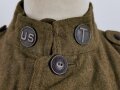 U.S. WWI AEF  tunic, soldier was member of the 27th Infantry Division, which had seen combat action in France, mainly  Meuse-Argonne (only the artillery), Ypres-Lys, Somme Offensive