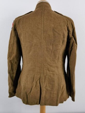 U.S. WWI AEF  tunic, soldier was member of the "Advance Sector Service of Supply" group in France, which basically supported the front line units.