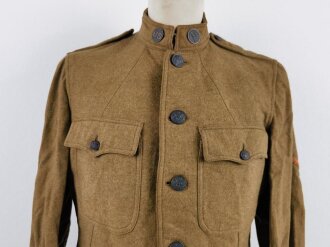 U.S. WWI AEF  tunic, soldier was member of the "Advance Sector Service of Supply" group in France, which basically supported the front line units.