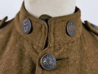 U.S. WWI AEF  tunic, soldier was member of the "Advance Sector Service of Supply" group in France, which basically supported the front line units.