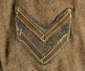 U.S. WWI AEF  tunic, soldier was member of the "Advance Sector Service of Supply" group in France, which basically supported the front line units.