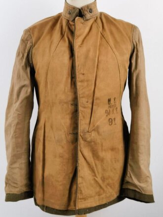 U.S. WWI AEF  tunic, soldier was member of the 37th Infantry Division which had seen combat in Meuse-Argonne and at Ypres-Lys offensives . Twice overseas, some moth holes, otherwise good condition