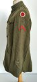 U.S. WWI AEF  tunic, soldier was member of the 37th Infantry Division which had seen combat in Meuse-Argonne and at Ypres-Lys offensives . Twice overseas, some moth holes, otherwise good condition