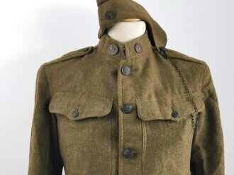 U.S. WWI AEF  tunic, soldier was member of the III Corps which had seen combat in Soissons,  Meuse-Argonne and  Forges . Cverseas once,  good condition