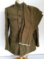 U.S. WWI AEF  tunic and pants, soldier was member of the 1st Army Group which had seen combat in St Mihiel and  Meuse-Argonne. Overseas once,  good condition