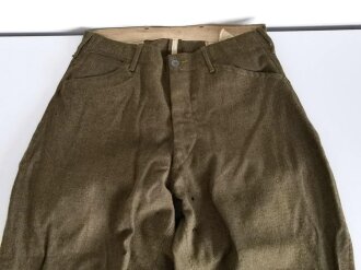 U.S. WWI AEF 1918 dated  pants, some moth holes,...