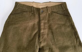 U.S. WWI AEF  pants, some moth holes, otherwise in good...