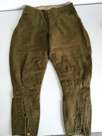 U.S. WWI AEF 1918 dated  pants, some moth holes, otherwise in good condition