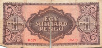 Ungarn, Banknote 10000000 Pengo 1945