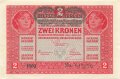 Österreich Ungarn k.u.k. , Banknote Zwei Kronen 1917