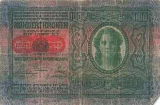 Österreich Ungarn k.u.k. , Banknote Hundert  Kronen...