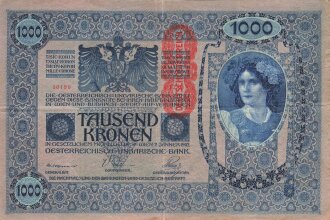 Österreich Ungarn k.u.k. , Banknote Tausend Kronen 1902