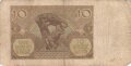 Polen , Banknote 10 Zlotych 1940