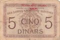 Jugoslawien , Banknote 5 Dinar 1919