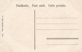 Postkarte, Deutsch Südwestafrika "Station Spitzkopje", in den Ecken Abdrücke aus Album