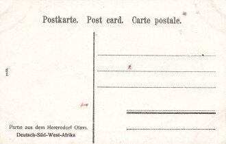 Postkarte, Deutsch Südwestafrika "Partie aus...