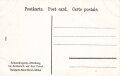 Postkarte, Deutsch Südwestafrika "Schutztruppen-Abteilung im Anmarsch auf den Feind", in den Ecken Abdrücke aus Album